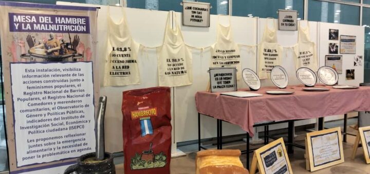 "La mesa del hambre y la malnutrición"